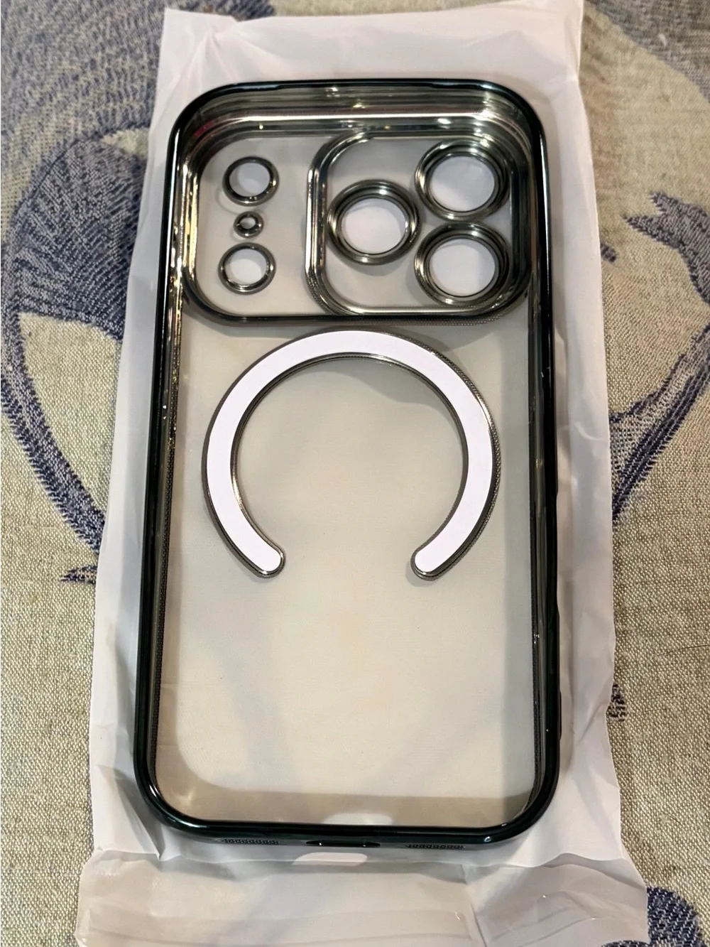 KANGHAR MagSafe Clear Case Dark Green for iPhone 16 Pro Max